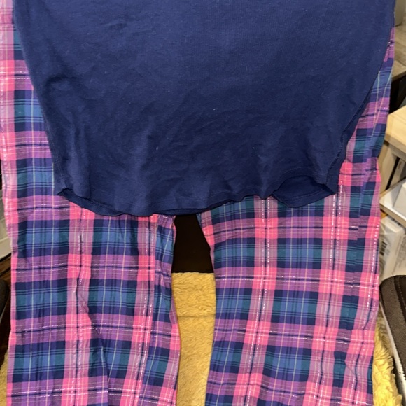 Victoria’s Secret Blue & Pink pajama set - Picture 2 of 6